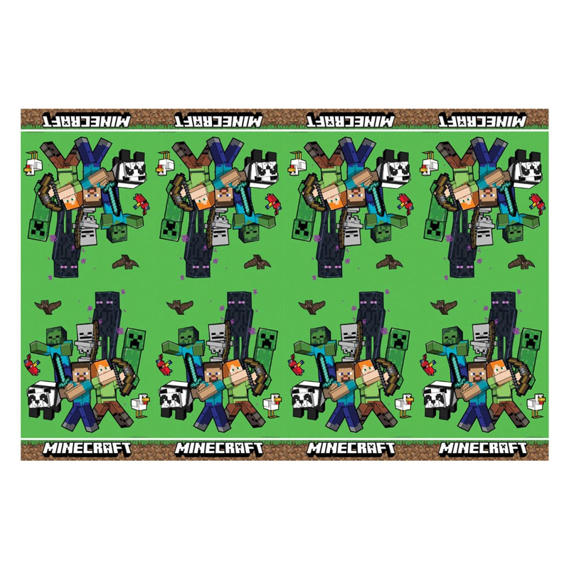 Bordsduk Minecraft 120x180 cm