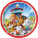 Tallrikar paw patrol 8-pack Tallrikar paw patrol 8-pack