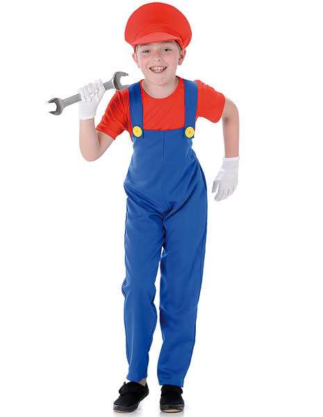 Super Mario barndräkt