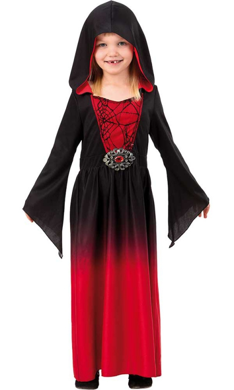 Vampyrklänning Barn Maskeraddräkt