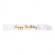 Ordensband Happy Birthday Vit/Guld Ordensband Happy Birthday Vit/Guld
