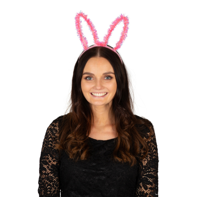 Diadem Kanin Glitterrosa