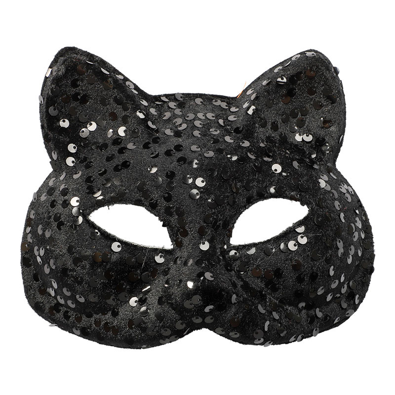 Mask Glittrig katt
