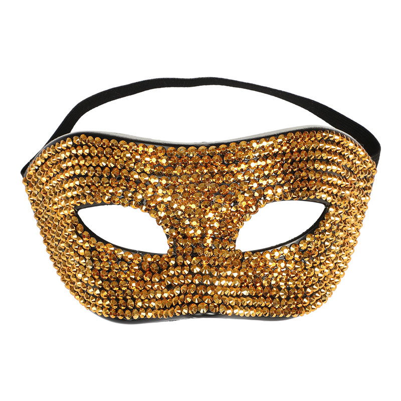 Mask guld glittrig