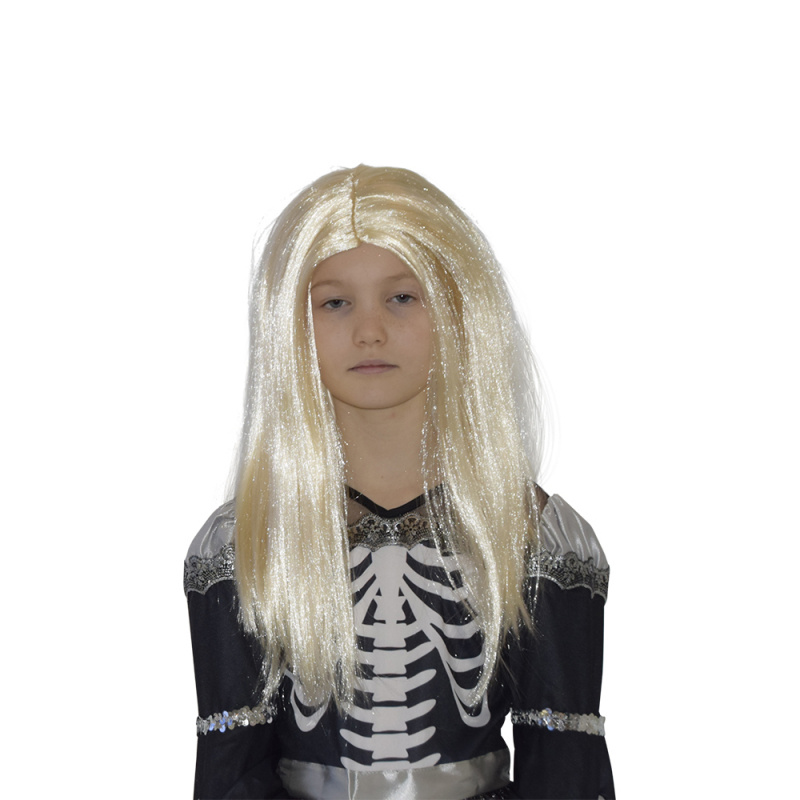 Peruk Blond Barnstorlek