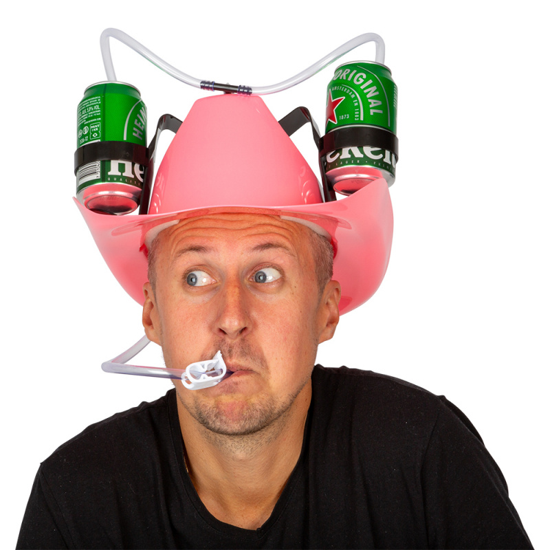 Ölhjälm Cowboy Rosa