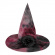 Häxhatt lila svart flammig Häxhatt lila svart flammig