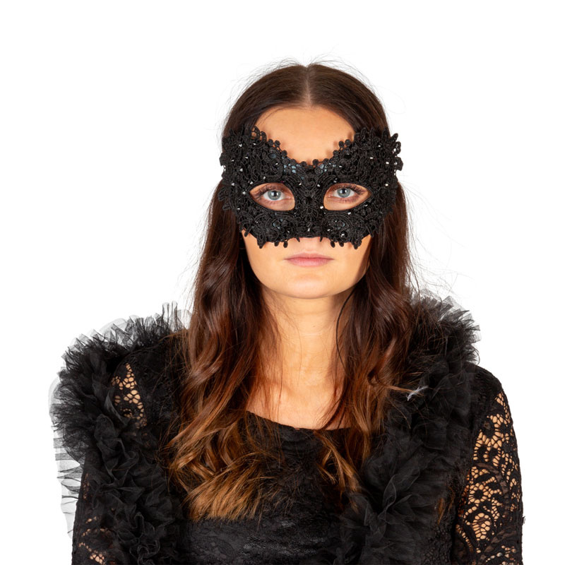 Ögonmask in lace black
