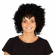 Peruk Afro svart Peruk Afro svart