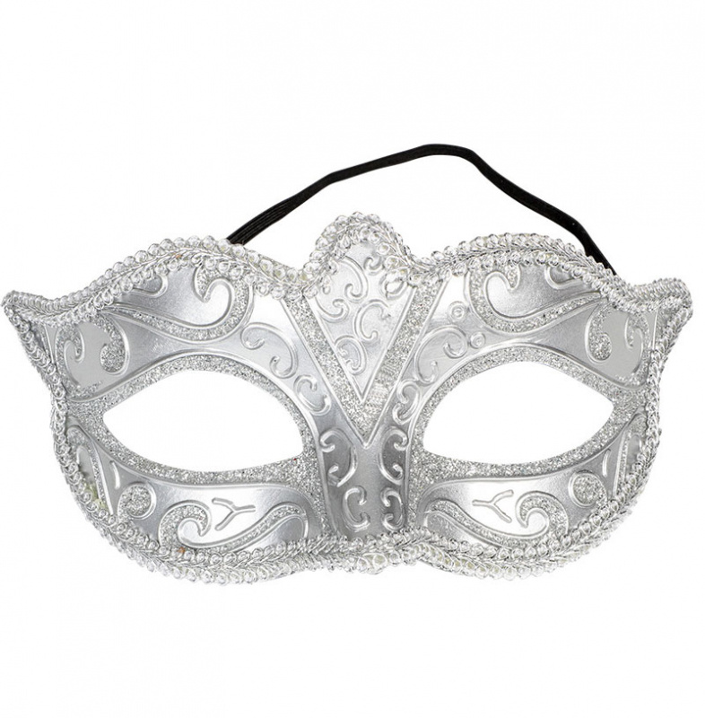 Ögonmask med silverdetaljer