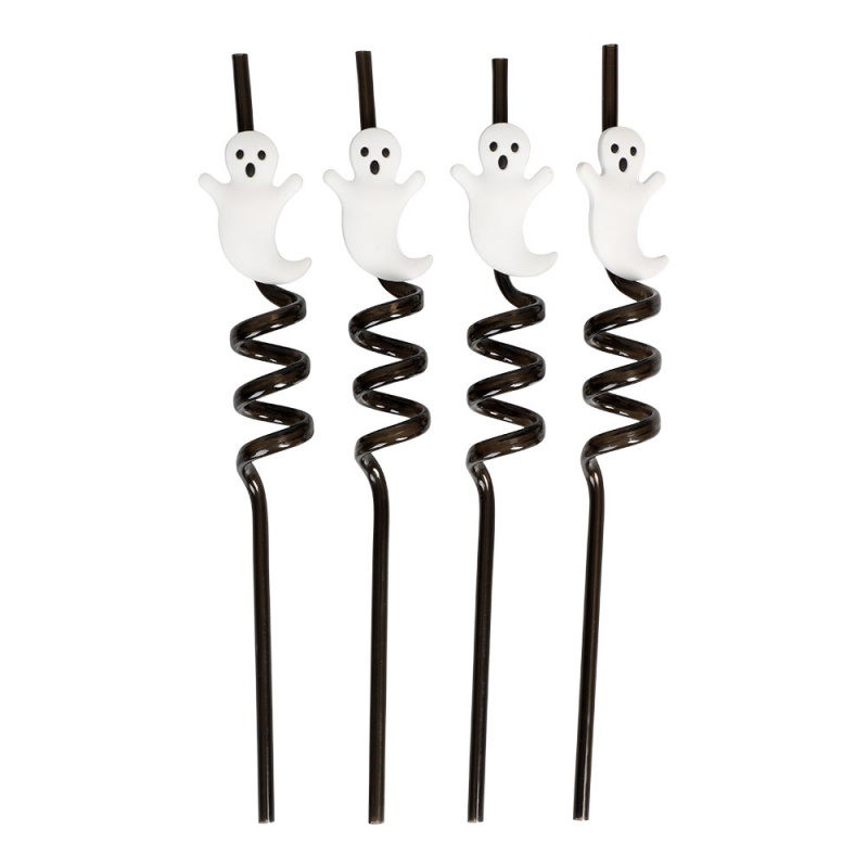 Sugrör spöke 4-pack