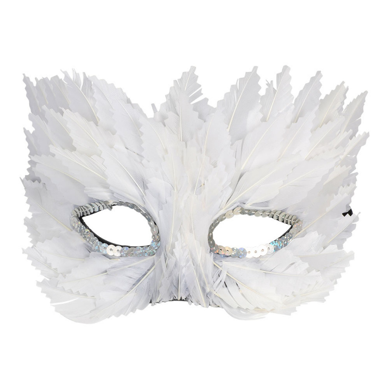 Ögonmask VENETIAN vit