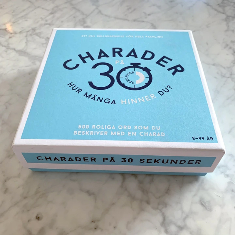 Charader på 30 sekunder