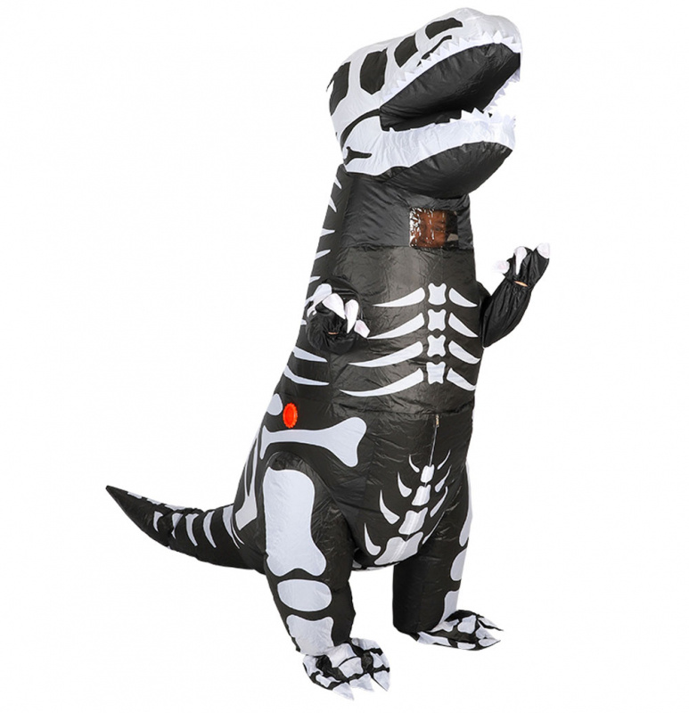 Uppblåsbar t-rex kostym