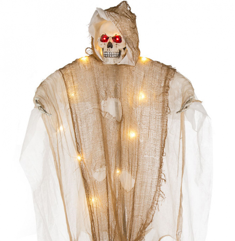 Skelett spöke lysande