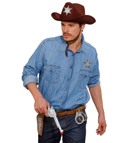 Cowboy pistol och hölster