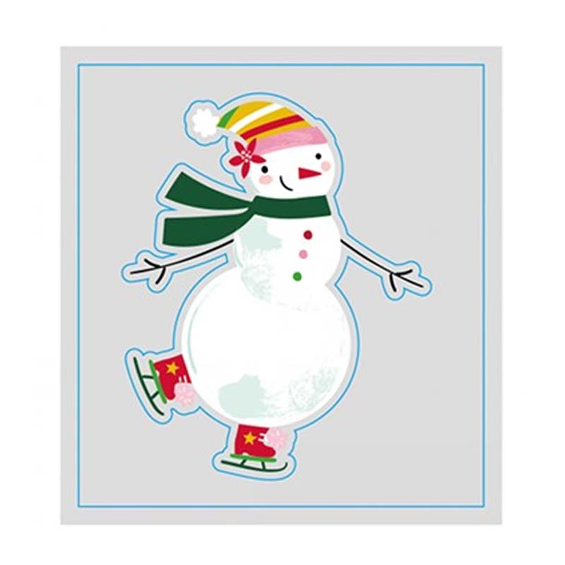 Fönsterdekoration Snögubbe