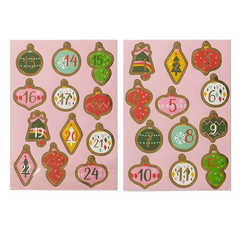 Klistermärken Adventskalender