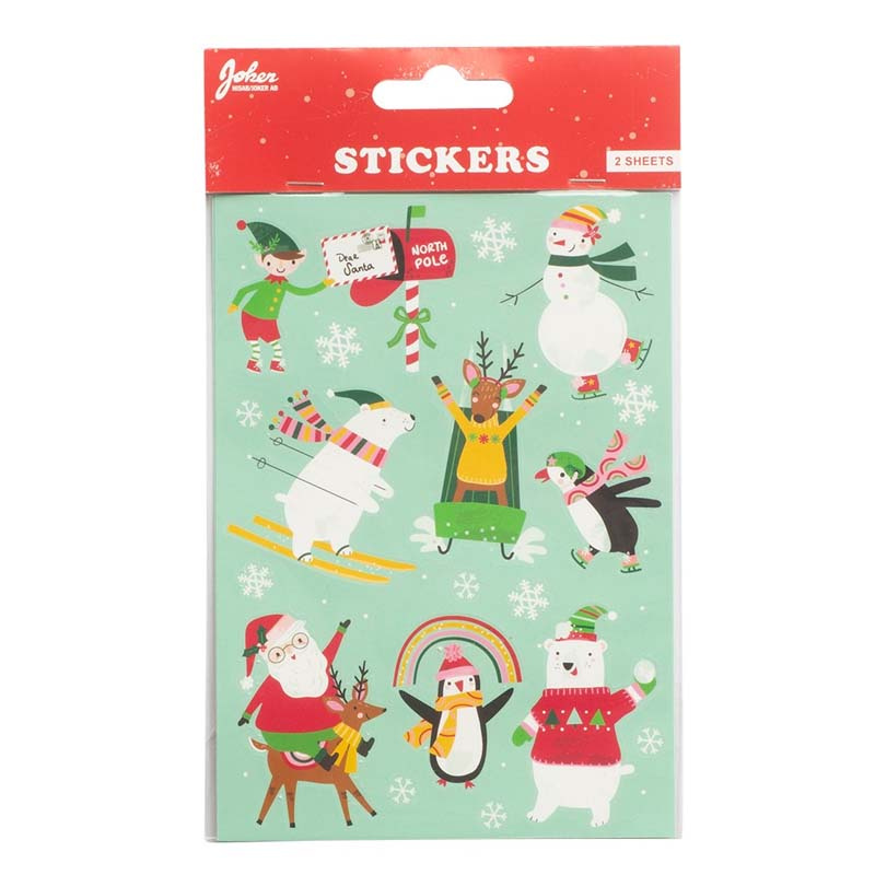 Klistermärken Julmotiv