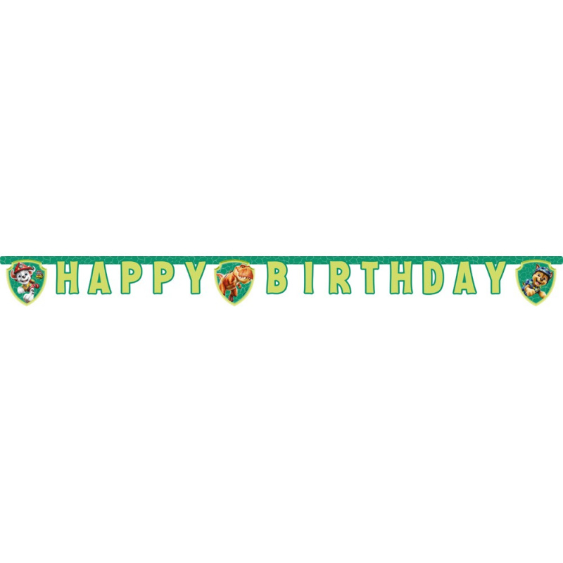 Girlang Paw Patrol Dino Happy Birthday
