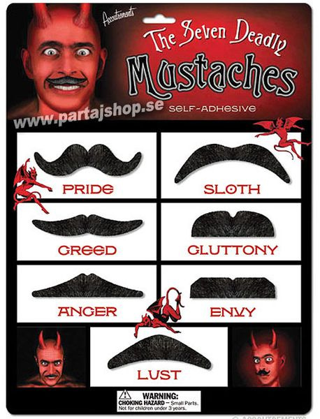 Mustascher, sju dödssynder