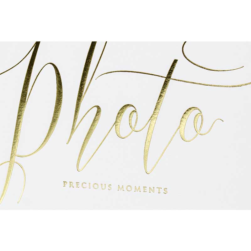 Fotoalbum Gold & White