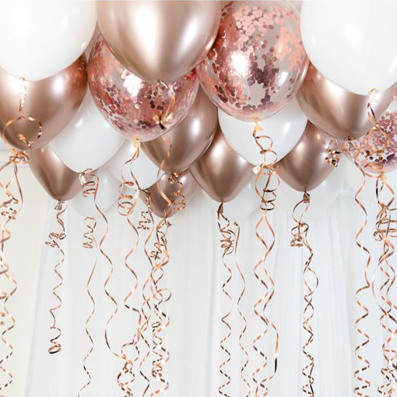 Ballongkit Rosé Takdekoration