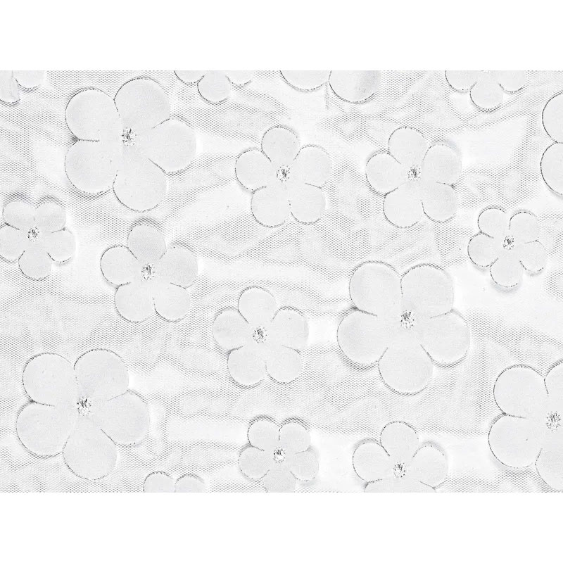 Bordslöpare Blommor Vit 5m