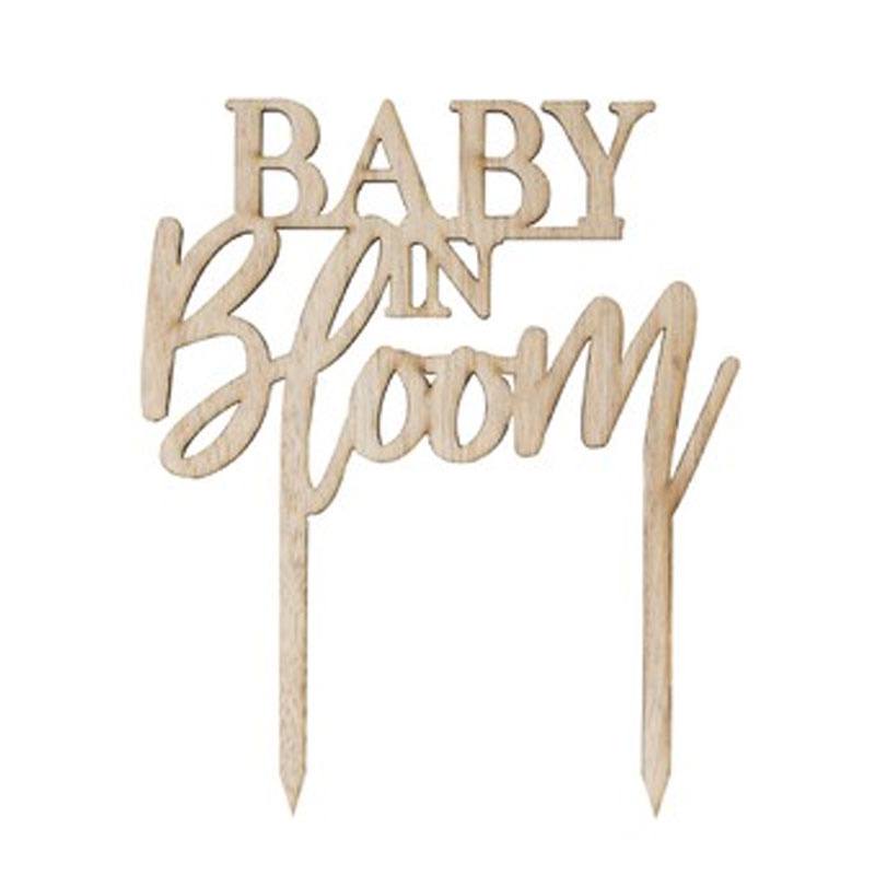 Cake Topper Baby in bloom 