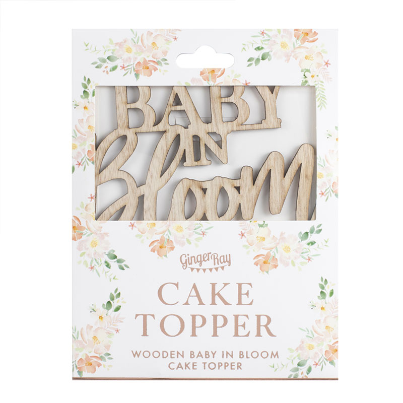 Cake Topper Baby in bloom 