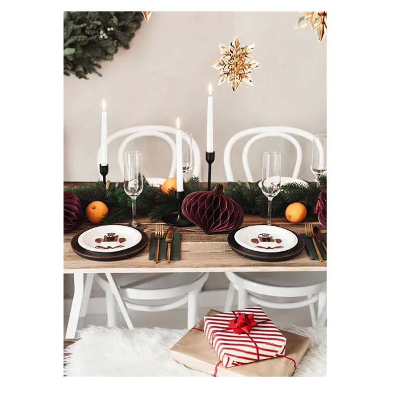 Honeycomb Vinröd Oval