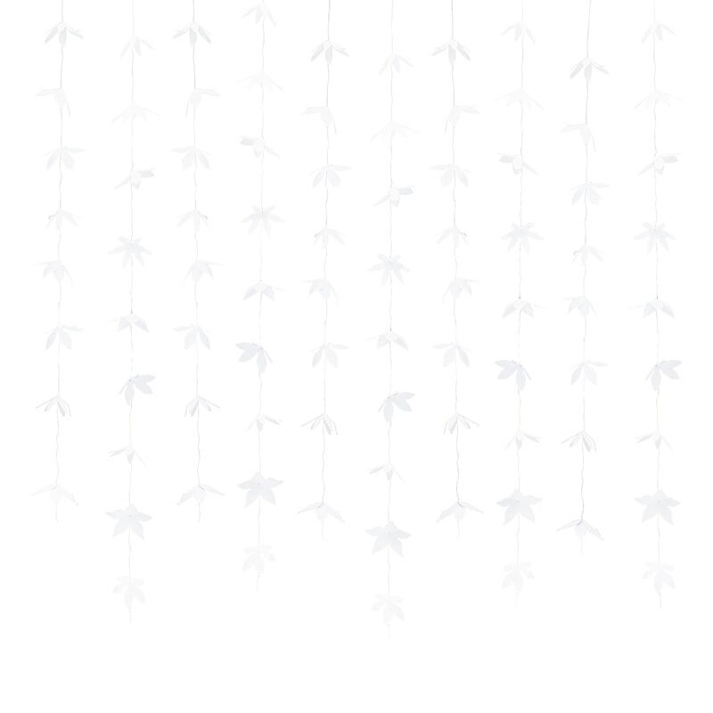 Backdrop Vita pappersblommor