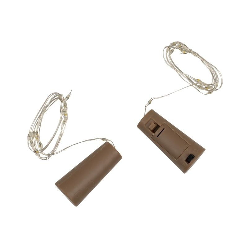 Kork med ljusslinga 3-pack