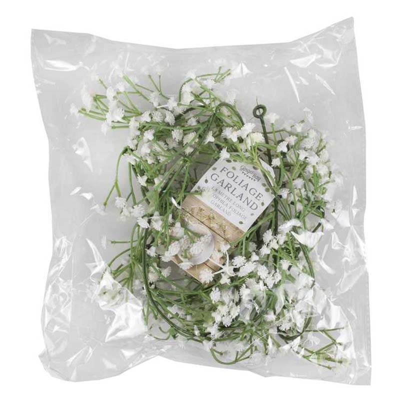 Slöjblomma/Gypsophila blomgirlang