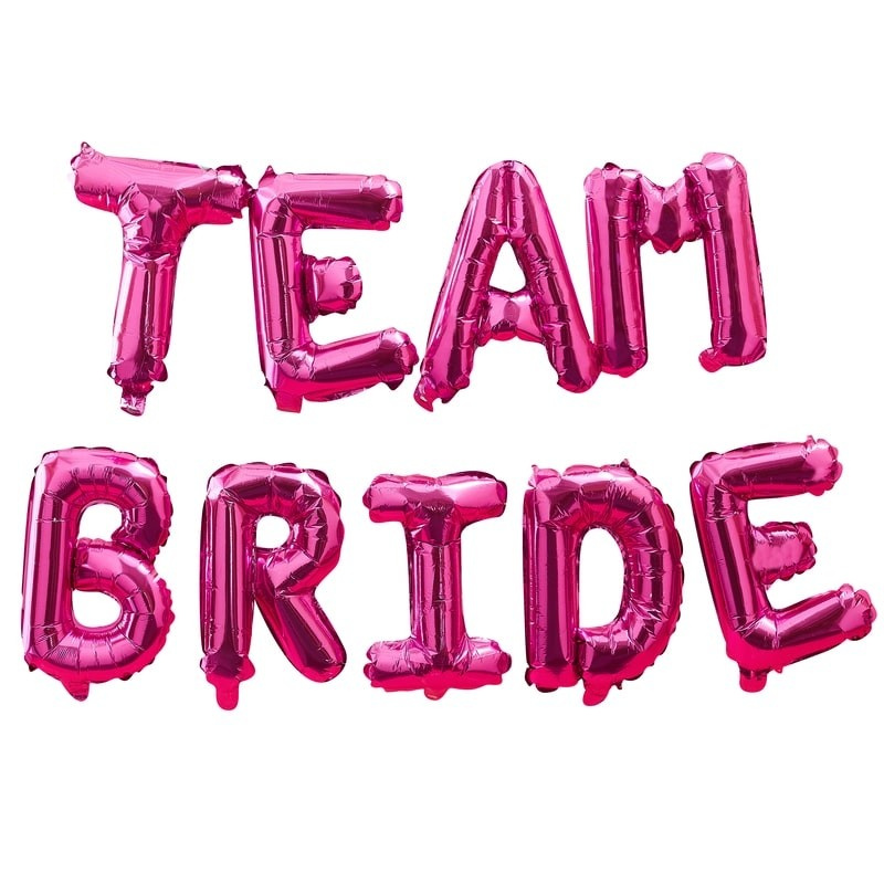 Folieballonger Team Bride