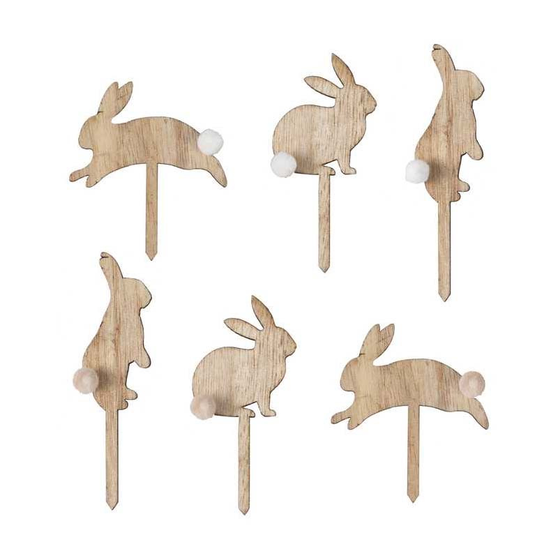Cupcake toppers Bunny