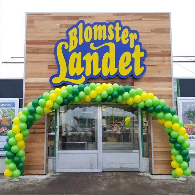 Ballongbåge luftfylld