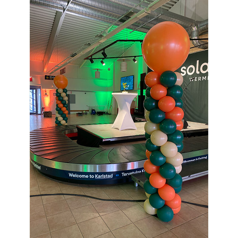 Ballongpelare Luftfylld