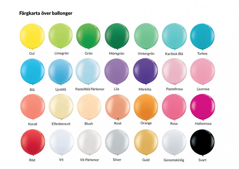 Ballongpelare Luftfylld