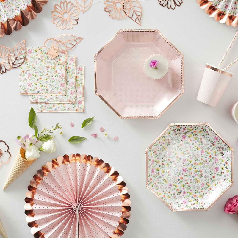 Dekorationsrosetter Floral