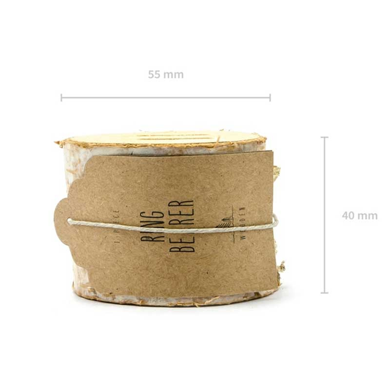 Ringbehållare i trä