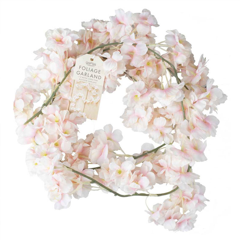 Blomstergirlang Rosa 