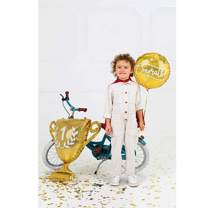 Folieballong Guld Congrats!