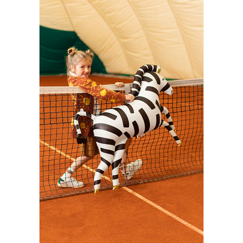 Folieballong Zebra