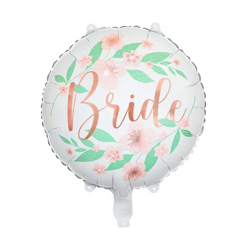 Folieballong Bride Blommor