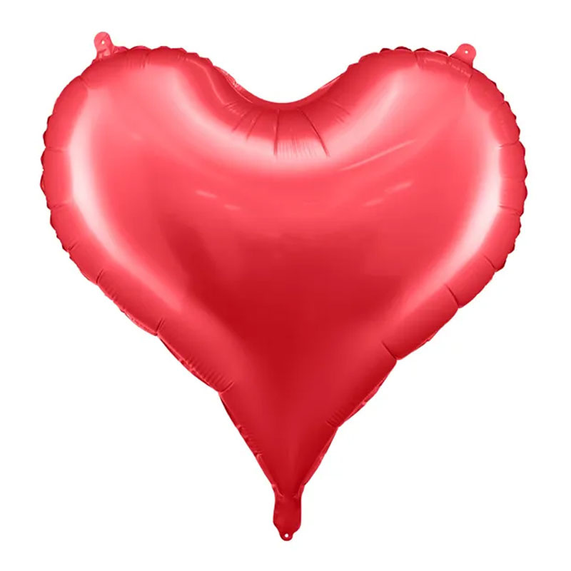 Foliehjärta röd 75cm 