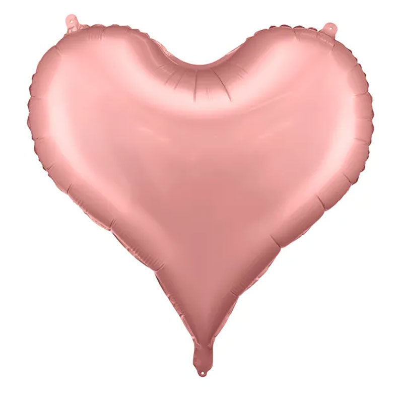 Foliehjärta Ljusrosa 75cm