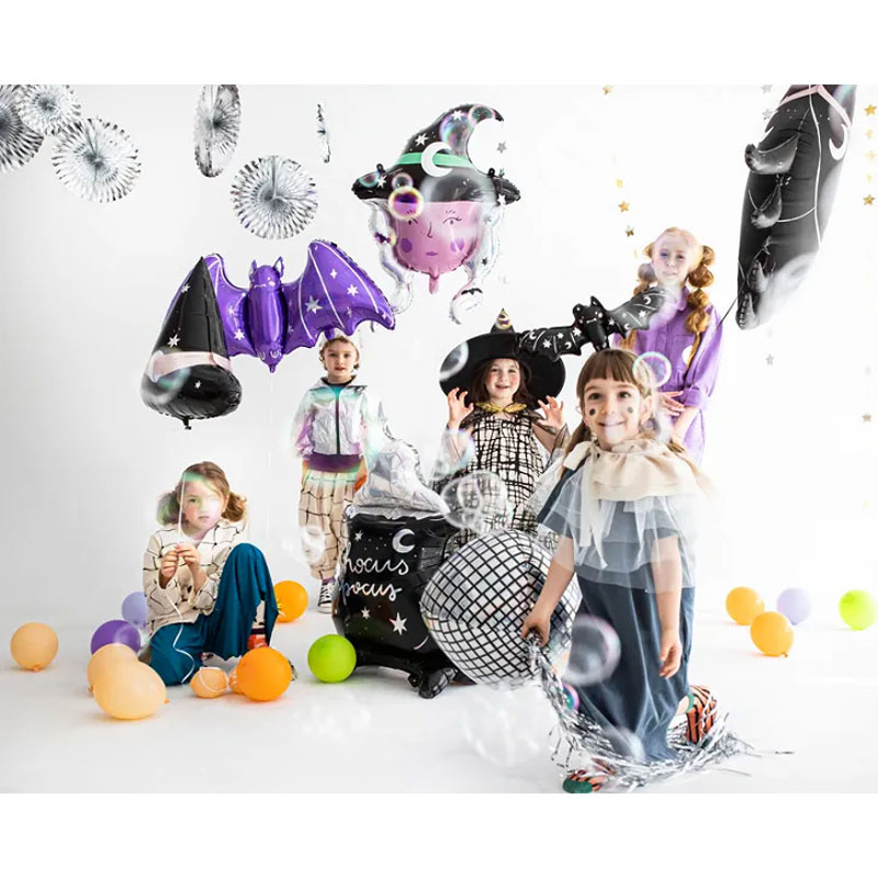 Folieballong Fladdermus Lila