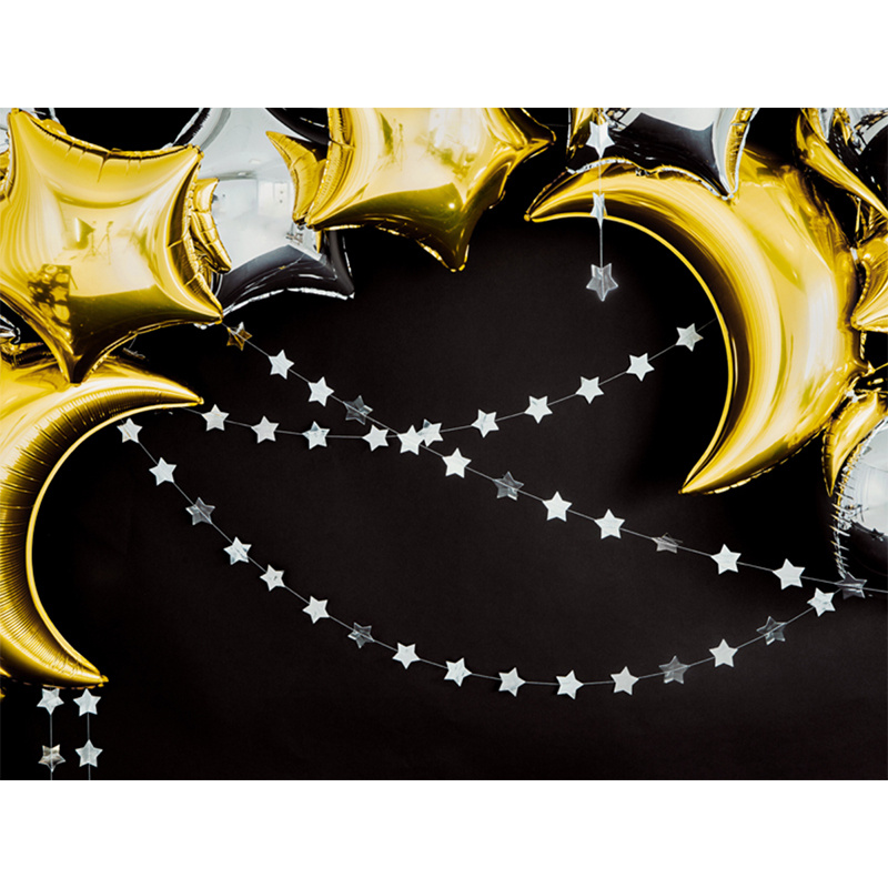 Folieballong Halvmåne Guld