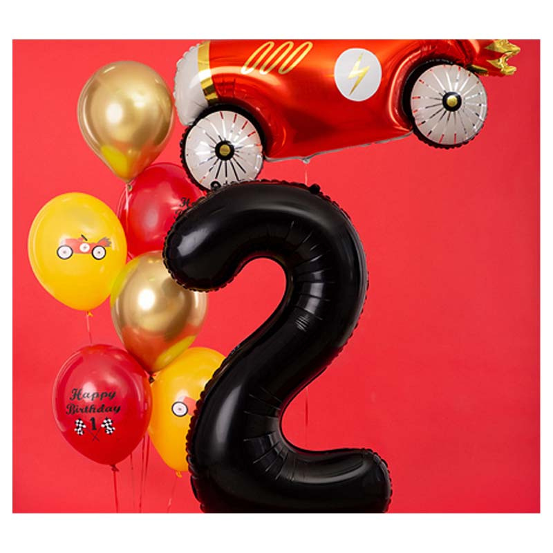 Sifferballong 2 Svart